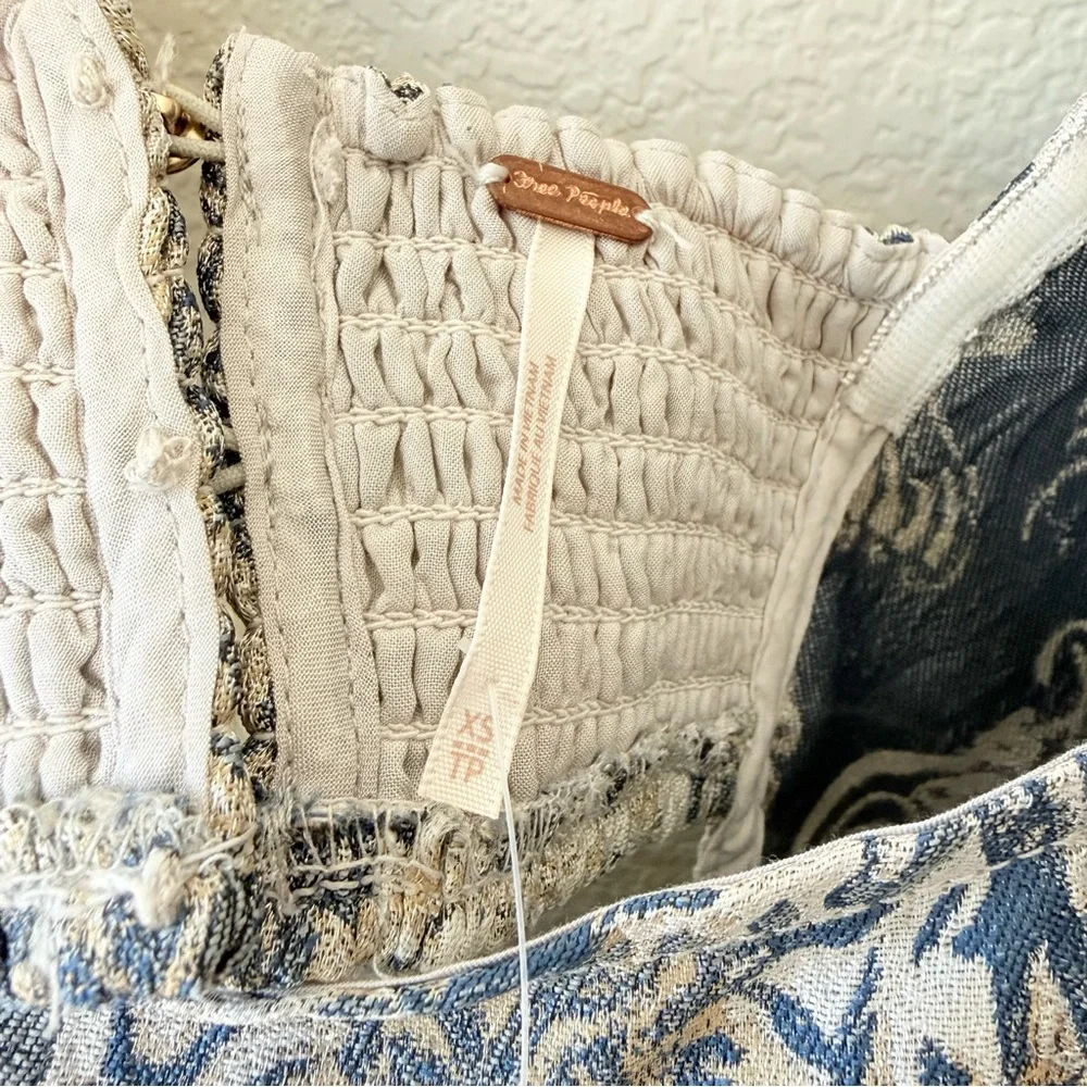 Free People Eloise Jacquard Blouse | Paisley | NWT Retails $168 | XS - Picture 7 of 12